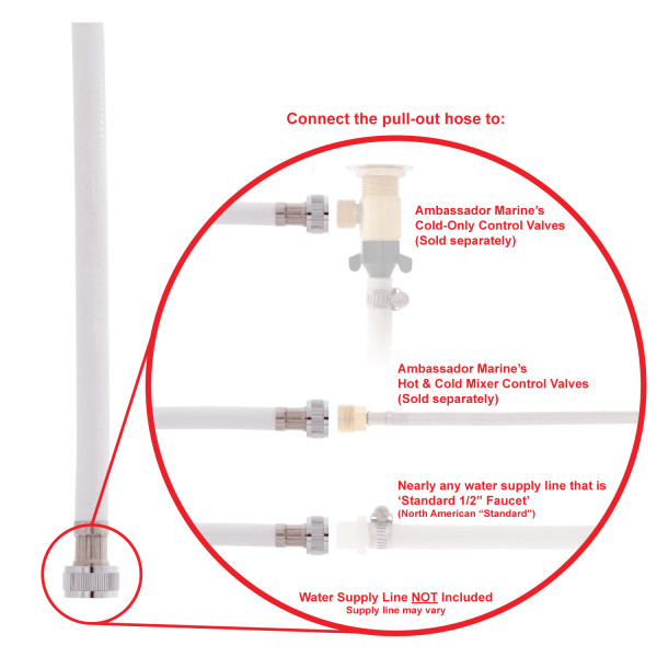 Recessed Shower (316 Stainless Steel Lid)- Small Sprayer