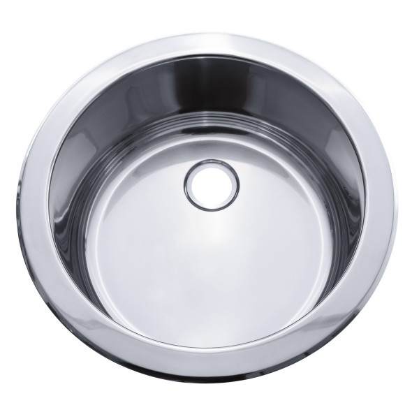 Cylinder (15" Ø) Stainless Steel Sink