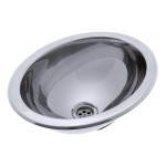 Oval (13 1/4" x 10 1/2") Stainless Steel Sink