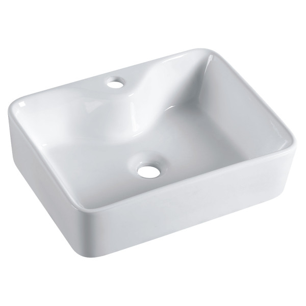 Rectangle (19 1/4" x 15") Porcelain Vessel Sink