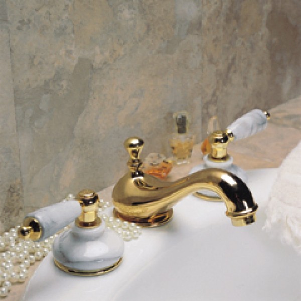 Gray Marble- 6-12" Widespread Lav Faucet