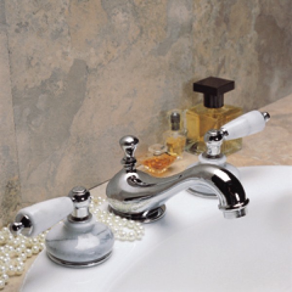 Gray Marble- 6-12" Widespread Lav Faucet