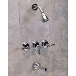 S Handle- 3 Handle Shower & Tub Faucet