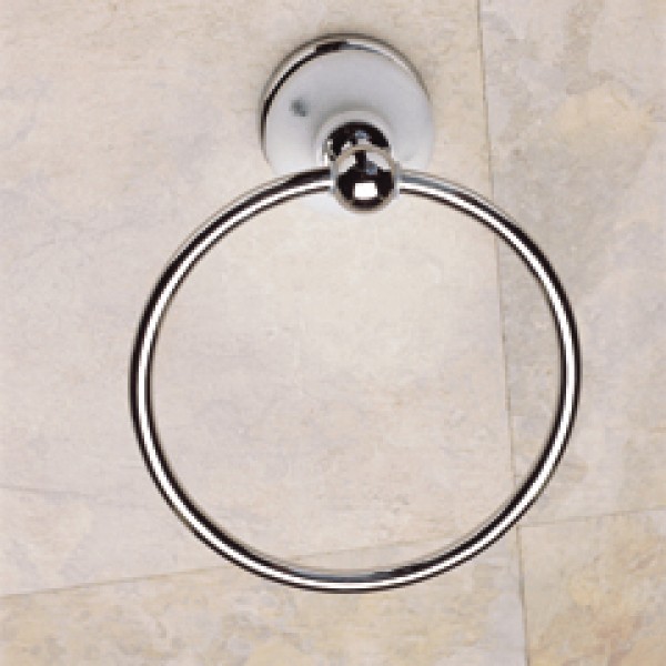 Gray Marble- Towel Ring