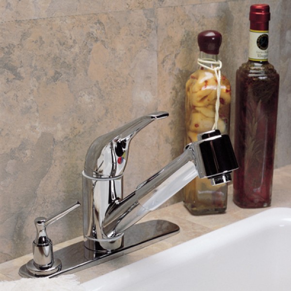 Spray/Spout- Pull-Out Kitchen Faucet (Deluxe)