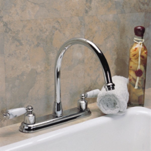 Gray Marble- 2 Handle Kitchen Faucet